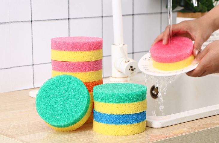 Custom Cartoon Temperature-Sensitive Cleaning Sponge