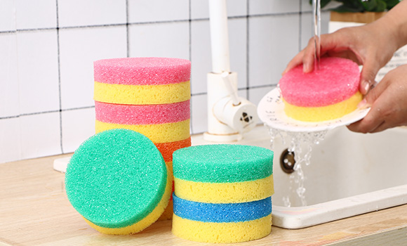 Custom Cartoon Temperature-Sensitive Cleaning Sponge