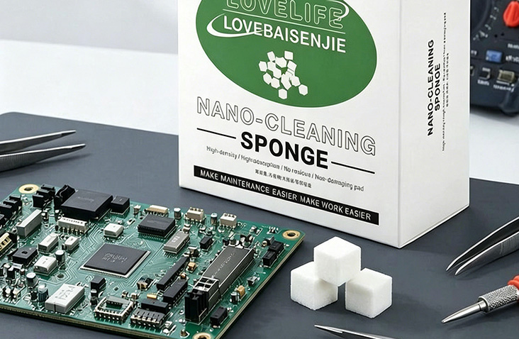 Mini Nano Cleaning Sponge Blocks for Electronics & Machinery