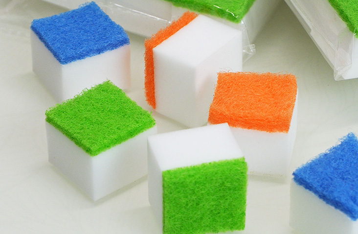 Multi-Color Scouring Pad Composite Nano Sponge Eraser