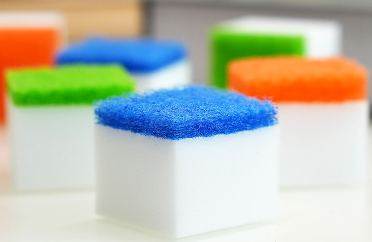 Multi-Color Scouring Pad Composite Nano Sponge Eraser