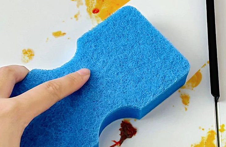 Blue polyurethane composite blue scouring pad